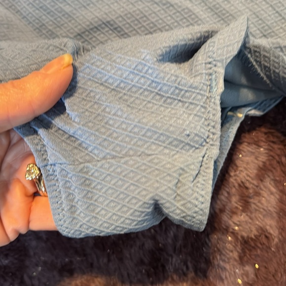 XL Jessica Simpson Blue Scalloped Bikini Set - Picture 5 of 8